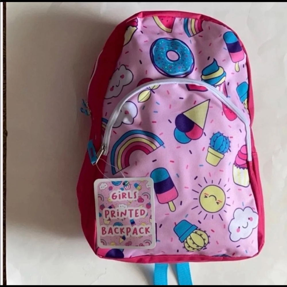 15 inches Girls Printed Backpack⭐️⭐️⭐️⭐️⭐️ NEW